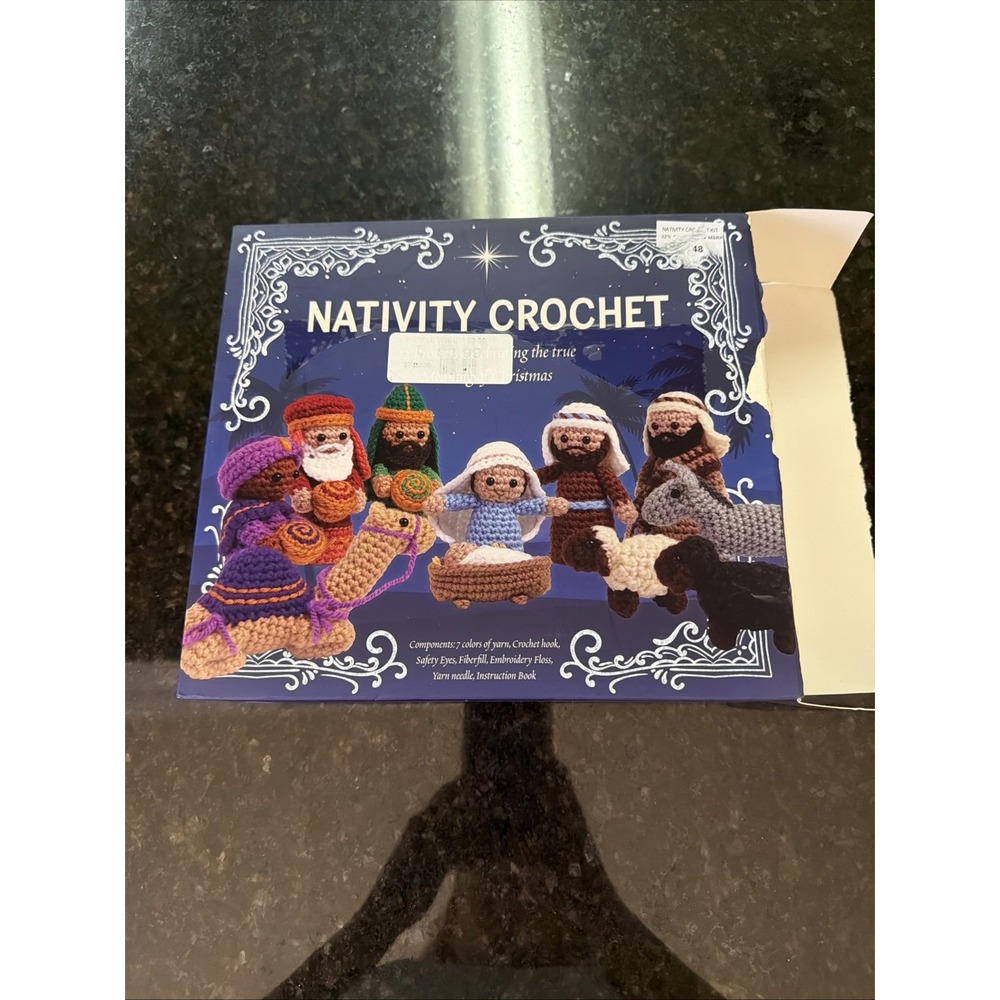 Nativity Crochet Kit 12 Projects Mary And Baby Jesus Christmas Crochet Kit